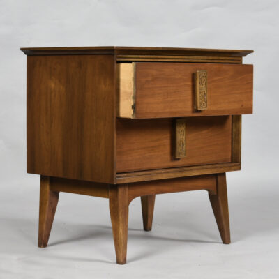Bassett Aztec nightstand in Mayan walnut finish